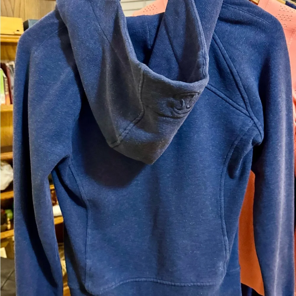 Lululemon Scuba Full Zip Hoodie Navy Blue Size‎ 4